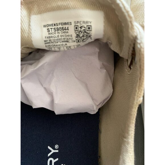 SPERRY Crest Vive Canvas Barrel Sneakers for Women Size 8.5 - Picture 4 of 5